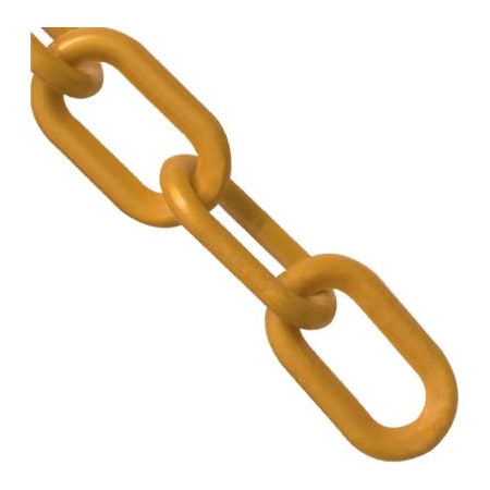 Gec Mr. Chain Plastic Chain, 3/4in Link, 25'L, HDPE, Gold 00009-25